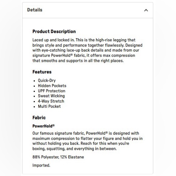 NWT- Fabletics On-The-Go PowerHold HW Legging -HEATED RED (27”inseam) - Picture 10 of 10